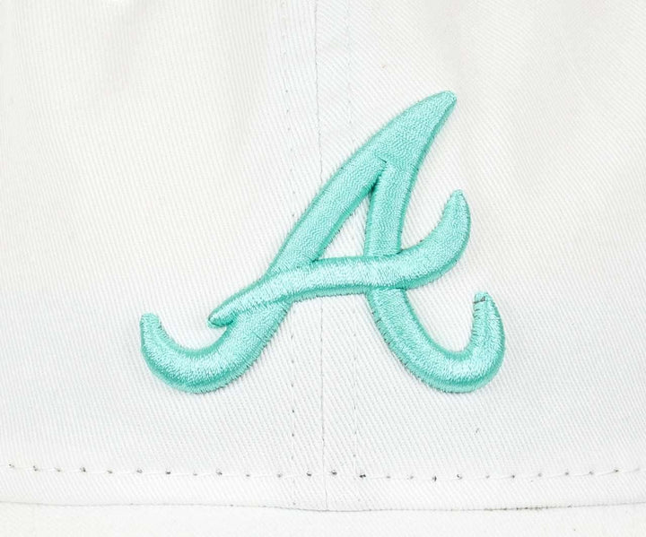 New Era 9Twenty Cap MLB Basecap Baseball Verstellbar Kappe #19-Braves-White-31671 Einheitsgrösse, #1