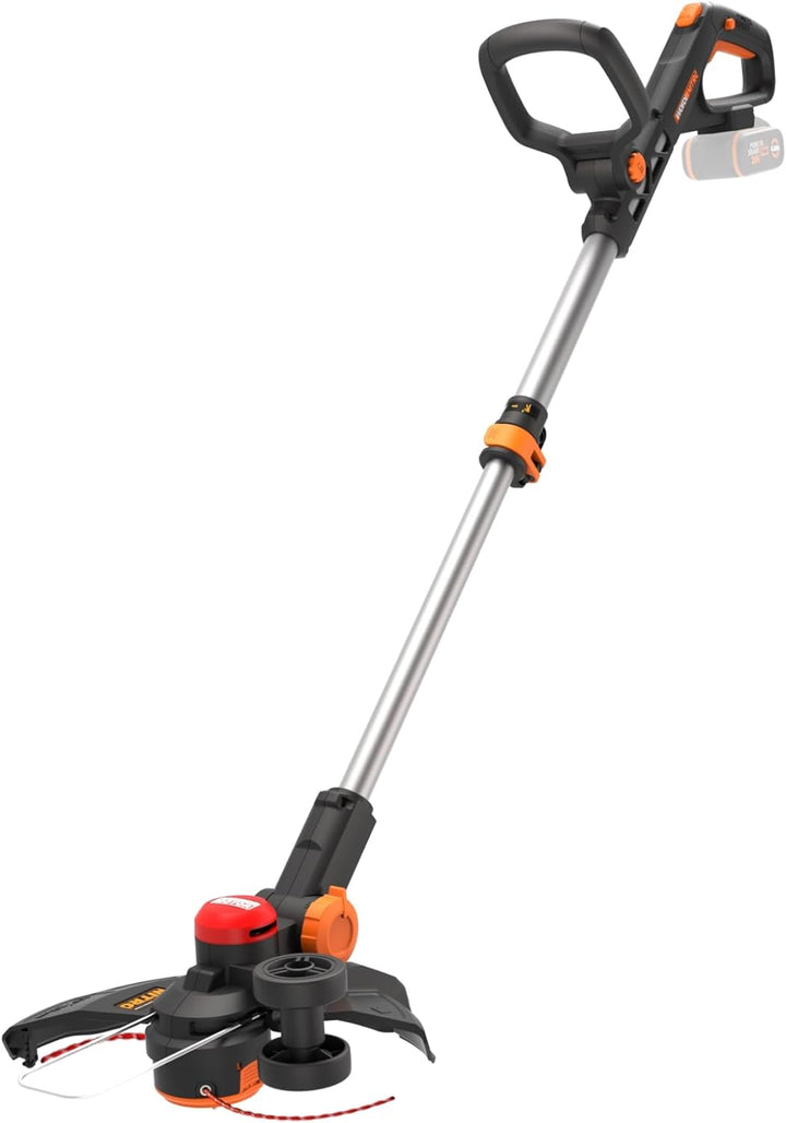 WORX Nitro WG173E.9 Akku Rasentrimmer 20V - leistungsstarker bürstenloser Motor - 33 cm Schnittkreis