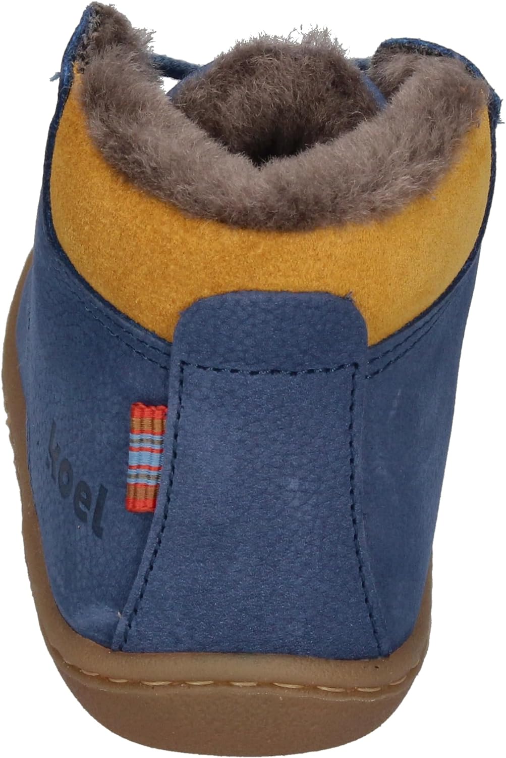 KOEL Barefoot Lauflernschuhe - Bill 2.0 Lambswool Cognac 21 EU Jeans, 21 EU Jeans