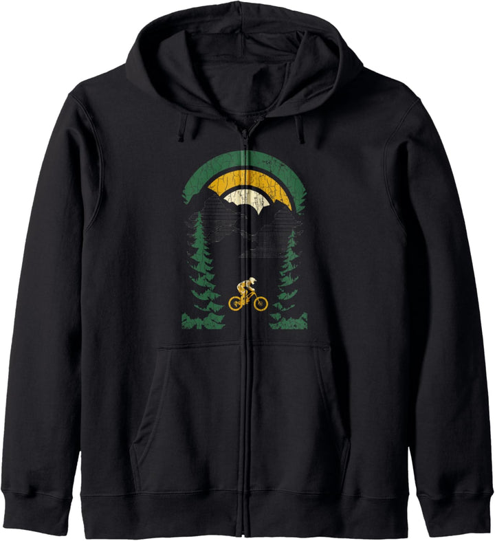 Mountainbike-Fahrradgeschenk für Ihn mountain bike Kapuzenjacke