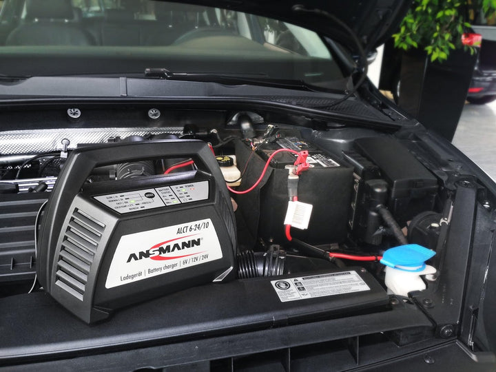 Ansmann ALCT-6-24/10 Batterie Multi-Ladegerät 6V/12V/24V 10A Ladegerät 4,5Ah bis 240Ah
