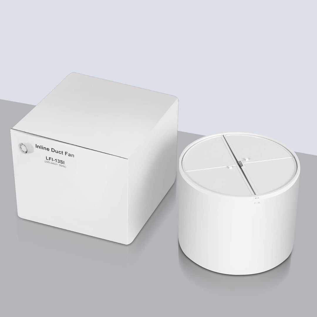 Kanal Rohrventilator 150mm Abluftventilator Rohrlüfter mit Rückstauklappe Rohrventilator Hitzebestän