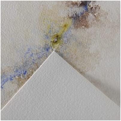 Canson 200807353 AQ Montval fein Aquarelle, 200 g/qm, 100 Blatt pro Block "an der langen Seite gelei