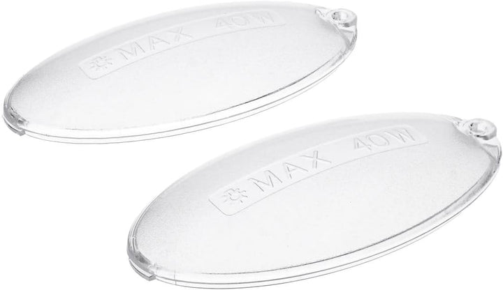 easyPART Kompatibel/Ersatz für smeg 692831966 Lampenabdeckung Set für Dunstabzugshaube 2Stk