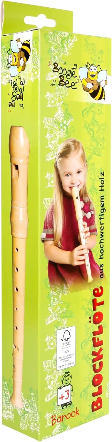 Vedes Boogie Bee Blockflöte Holz Deutsch, 32 cm
