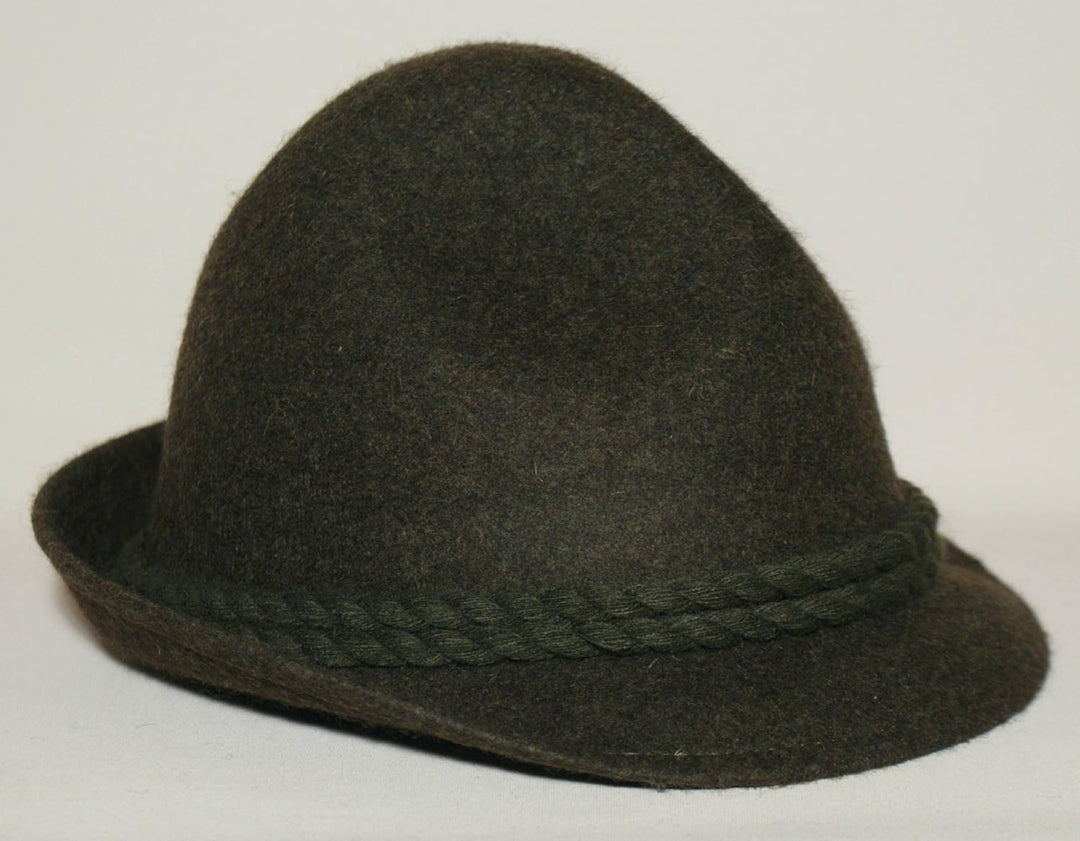 Trachtenhut Loden Hut grün Fischer Trachten Lodenhut Dreispitz für Herren Damen Bergsteiger Förster