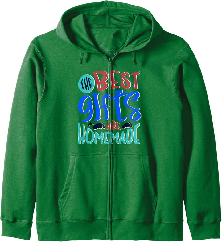 Geschenke sind hausgemachte Neugeborene, die Eltern erwarten Kapuzenjacke