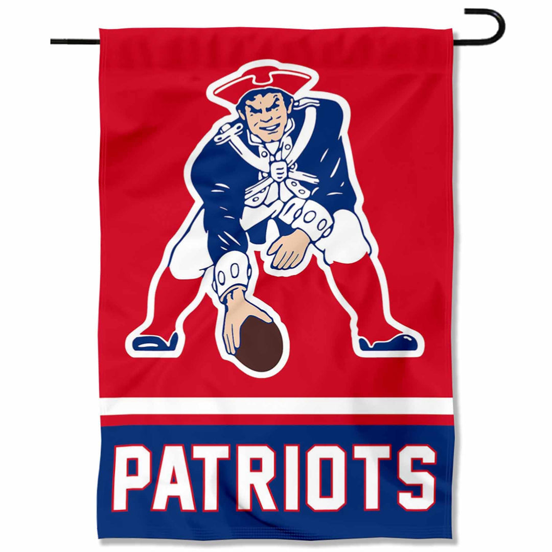 WinCraft New England Patriots Retro Pat Patriot Double Sided Garden Flag