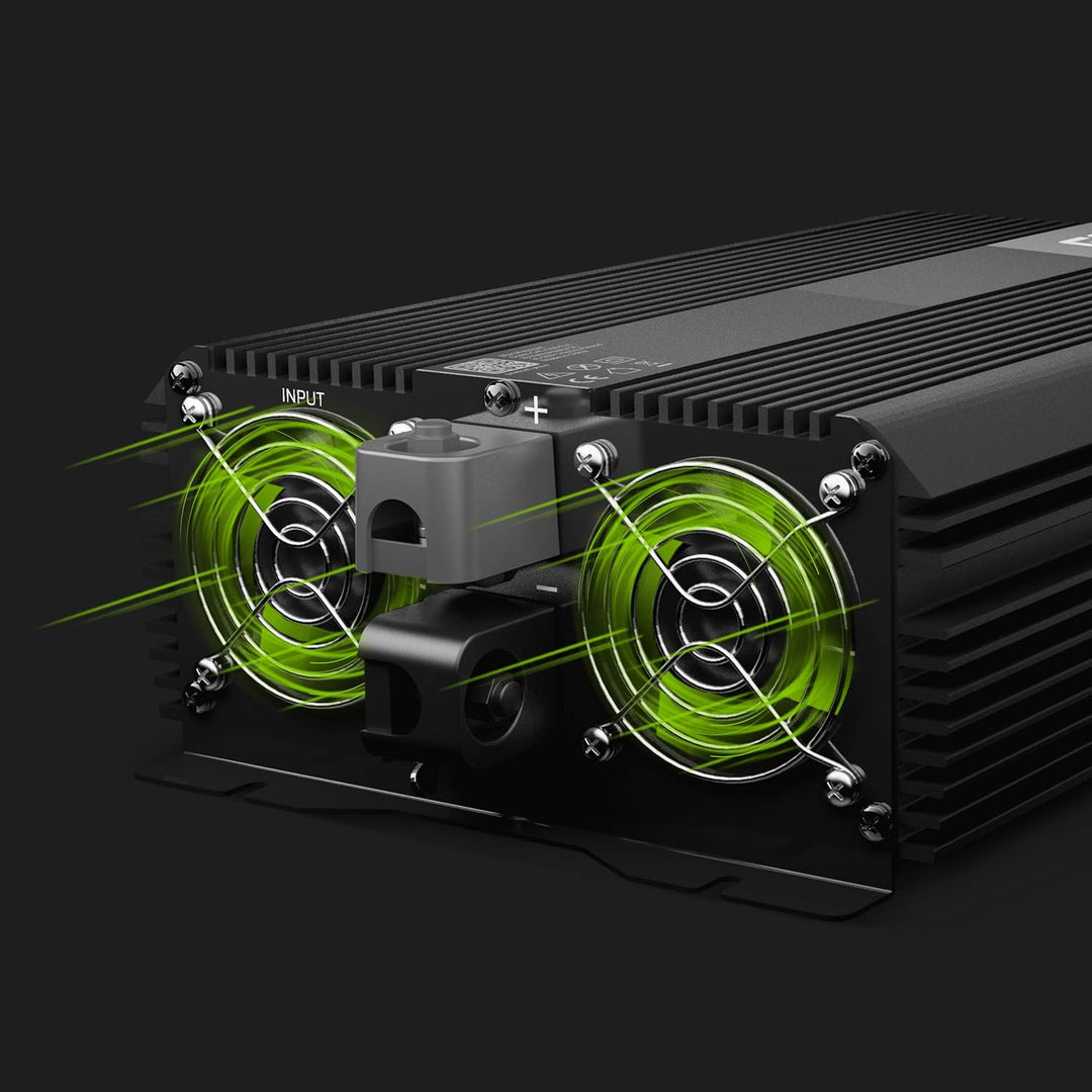 Green Cell PRO 3000W/6000W 12V auf 230V Volt kfz Spannungswandler Wechselrichter Power Solar Inverte
