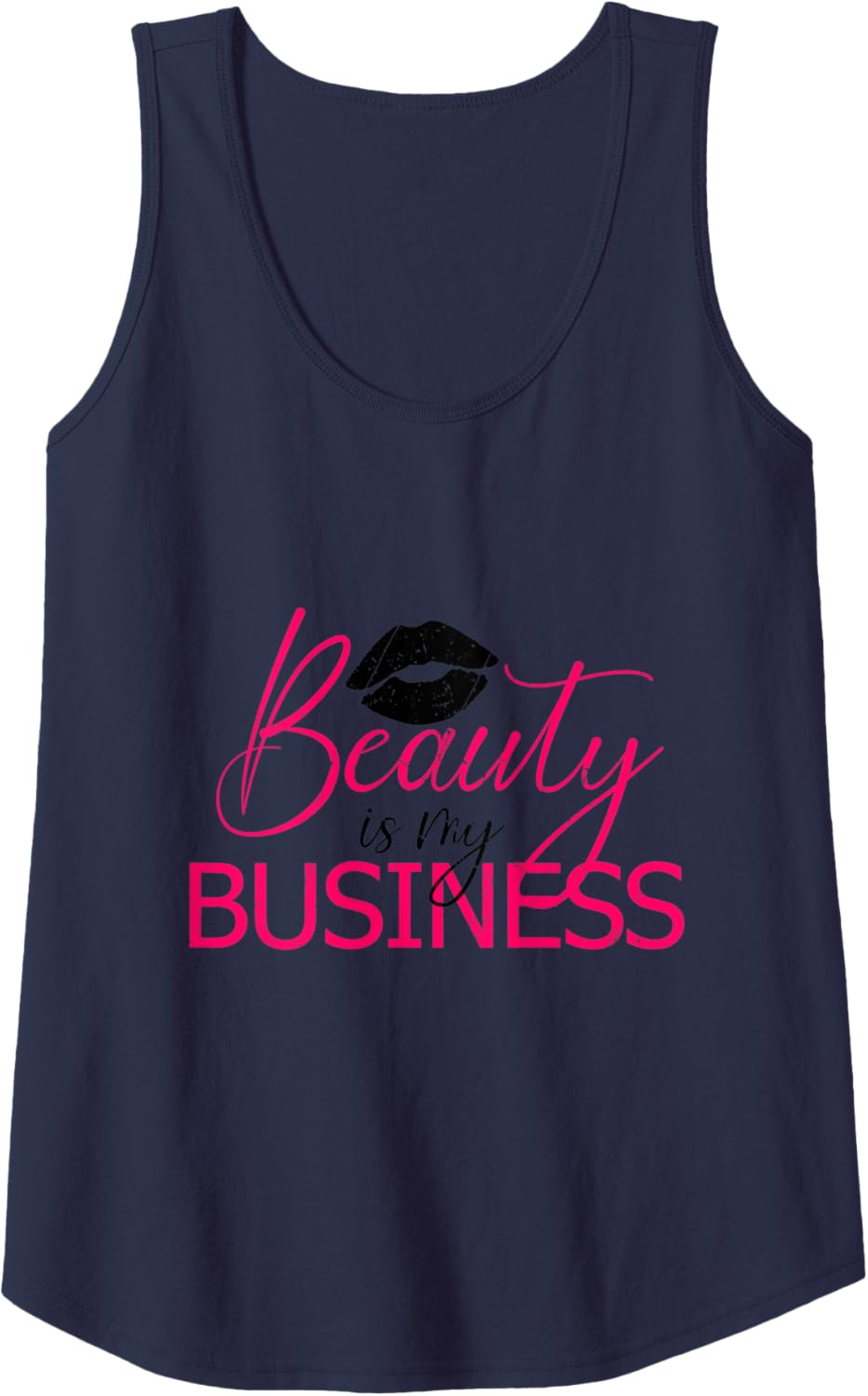 Damen Beauty Is My Business Make Up Salon MUA Kosmetikstudio Tank Top