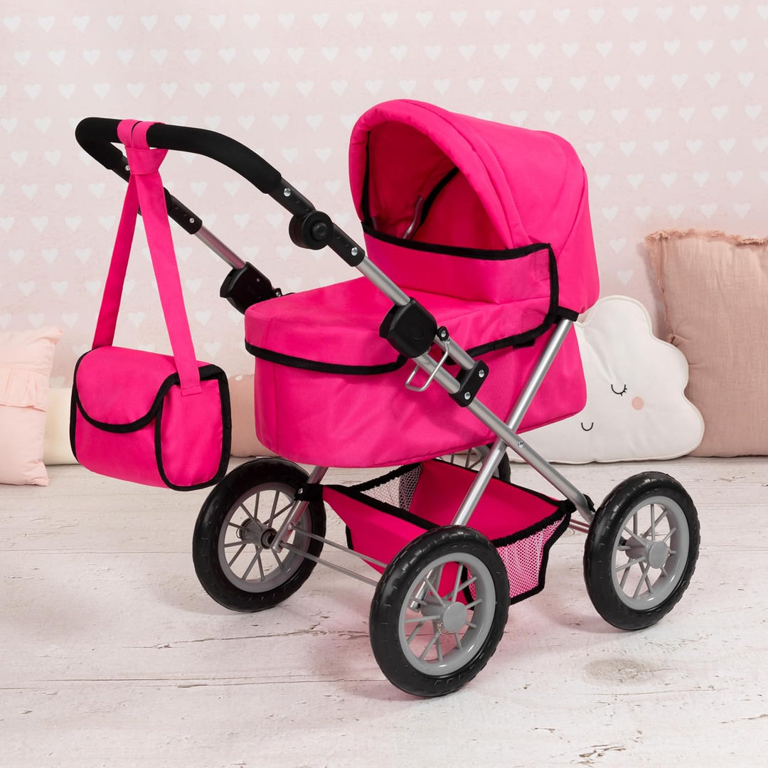 Bayer Design 13029 - Puppenwagen Trendy, pink, 67 x 41 x 67 cm