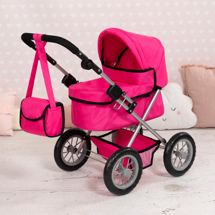 Bayer Design 13029 - Puppenwagen Trendy, pink, 67 x 41 x 67 cm