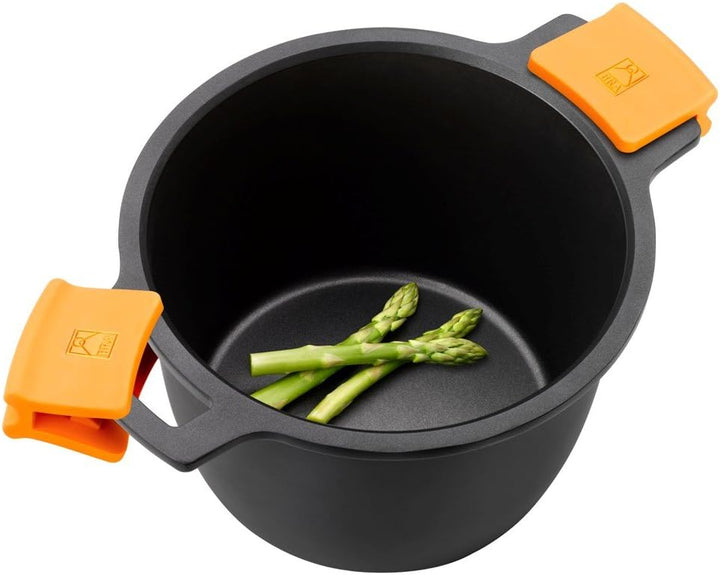 druckgegossenem Aluminium mit Deckel aus Glas orange 11.1 Effizienz anti-adhésif-ø 28 cm 28 cm, 28 c