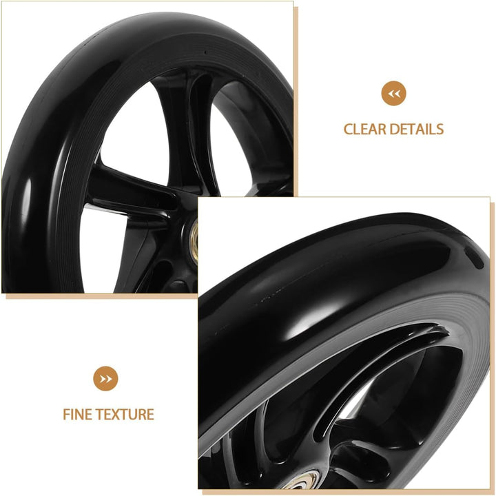Healeved Professionelle Pu Rollerräder 6.89 Zoll 2 Stück Verschleissfeste Ersatzräder Für Skateboard