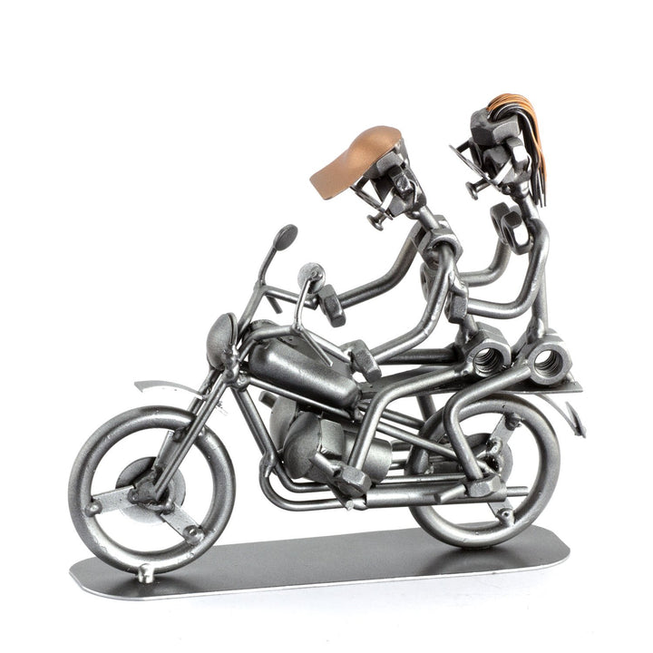 Steelman24 I Schraubenmännchen Motorrad Duo I Made in Germany I Handarbeit I Geschenkidee I Stahlfig