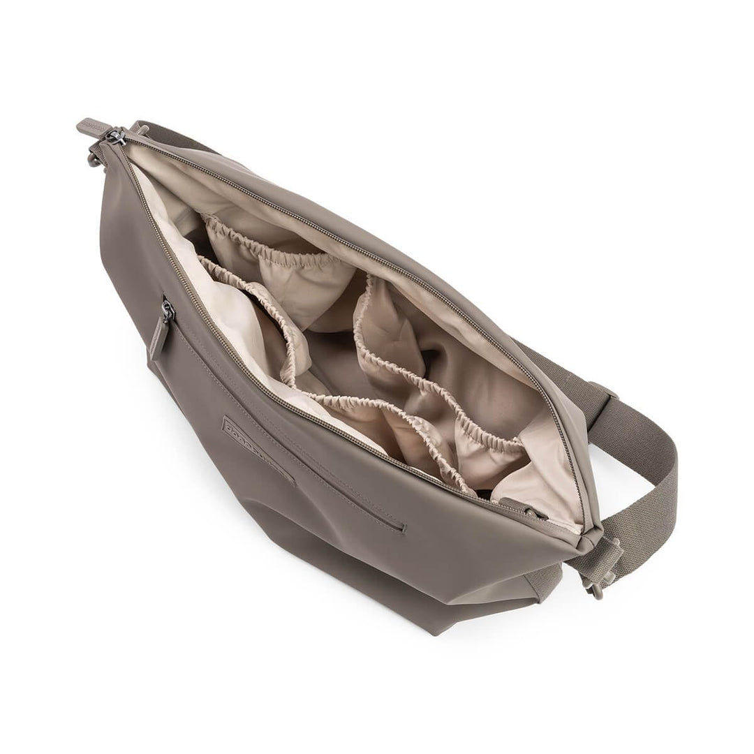 Done by Deer Kinderwagen Tasche – Wickeltasche Taupe – Stroller Bag mit Haken für Kinderwagen, wasse