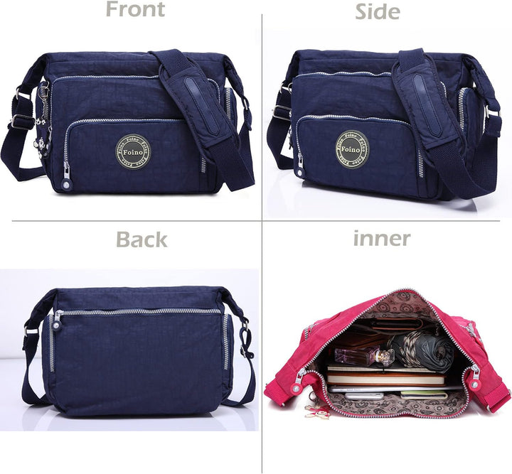 Foino Kuriertasche Damen Umhängetasche Lässige Schultertasche Mode Sporttasche Design Reisetasche Le