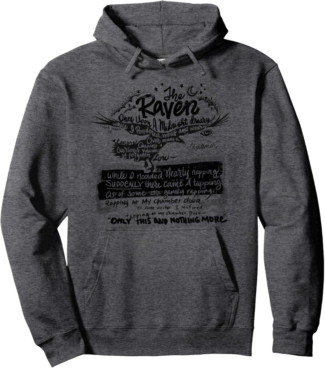 Der Rabe, Edgar Allan Poe, Fankunst Pullover Hoodie