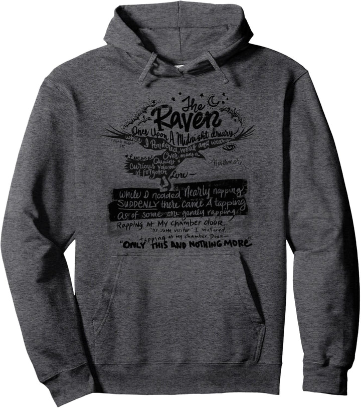 Der Rabe, Edgar Allan Poe, Fankunst Pullover Hoodie