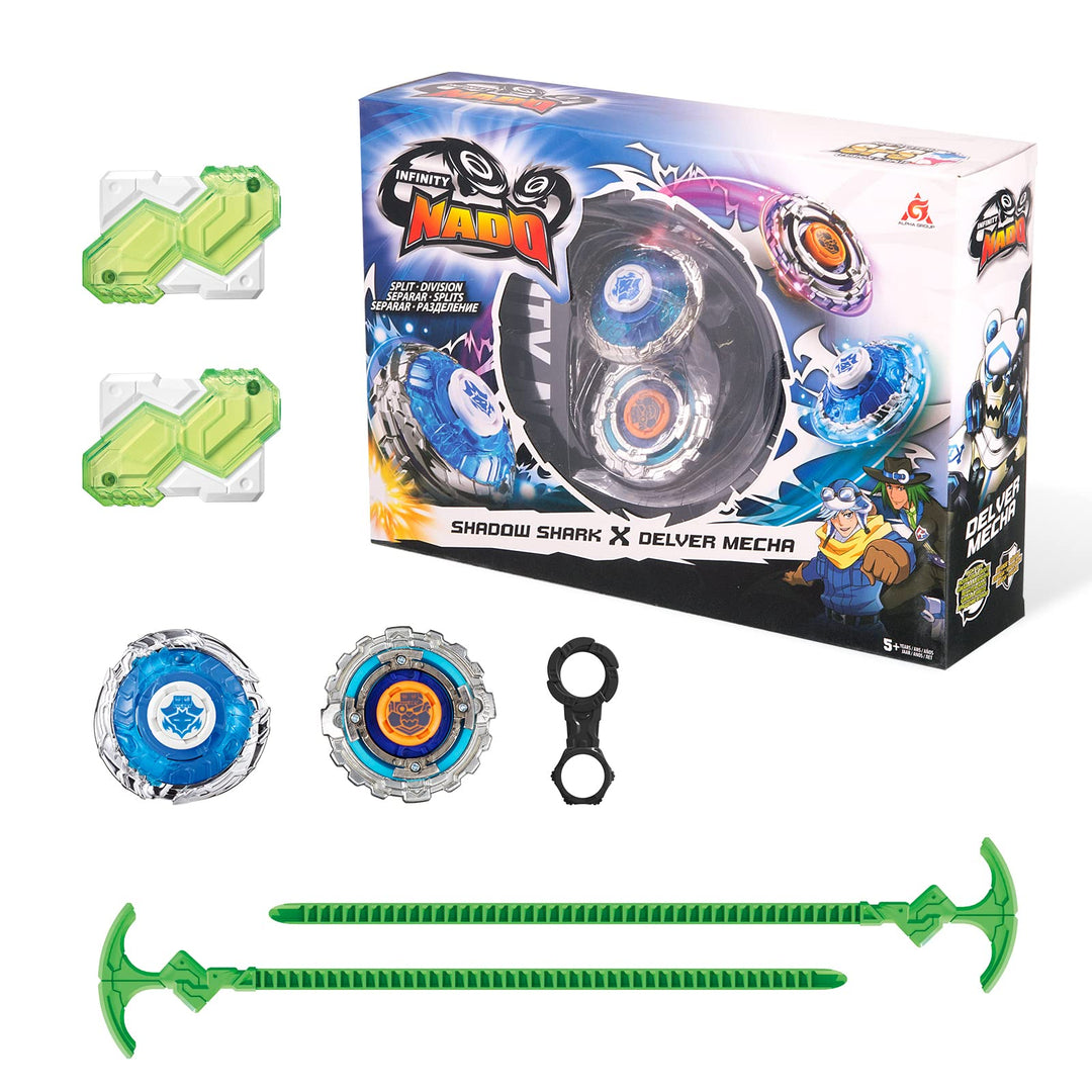 INFINITY NADO Kreisel für Kinder Metall Spielzeug, Battle Tops Kreisel Launcher Spielzeug Jungen, Sp