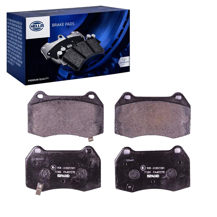 HELLA PAGID 8DB 355 010-681 Bremsbelagsatz - T1385 - Dicke/Stärke: 15mm - Bremssystem: Brembo - mit