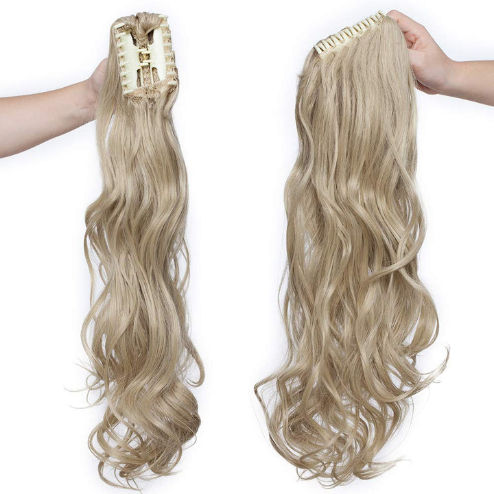 SEGO Pferdeschwanz Ponytail Zopf Extension Haarteil Haarverlängerung Hair Piece Human Haar Voluminös