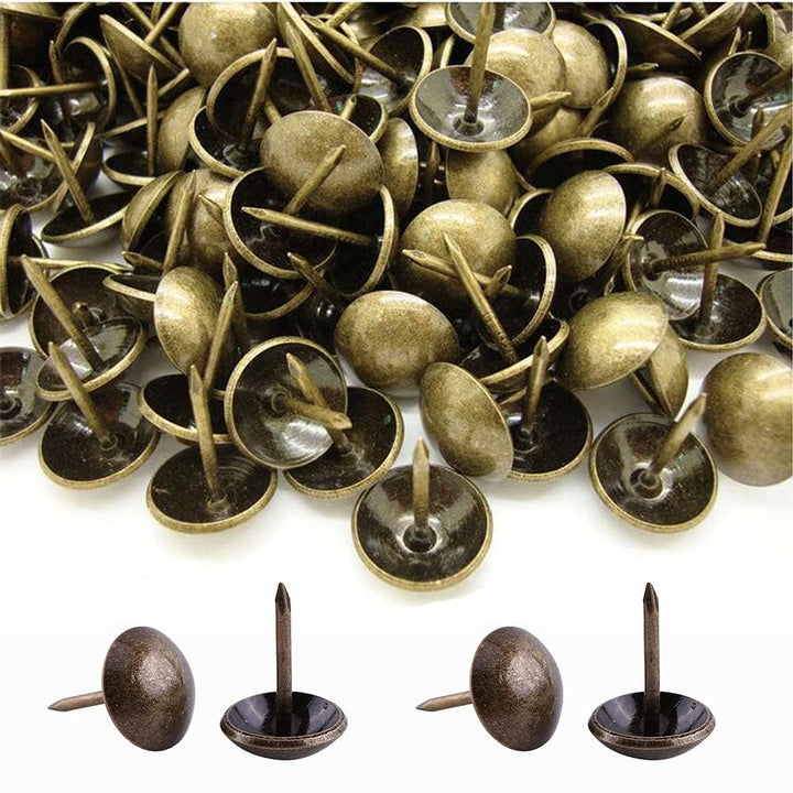 1000 Stück Polsternägel, BetterJonny Vintage Möbel Nägel Bronze Thumb Tacks Polster Reisszwecken Rei