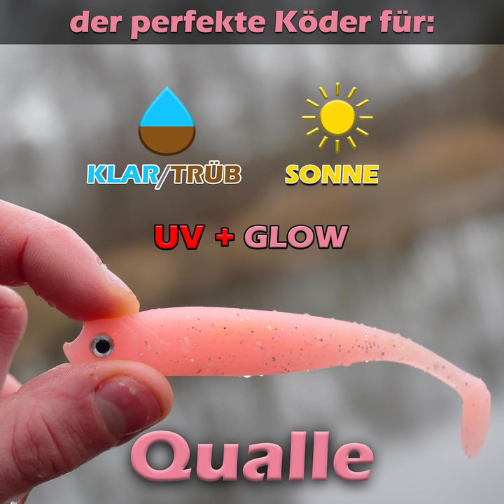Gummifische 7,5cm 10cm 13cm - Zanderköder Gummifisch Zander Köder Gummifische Set Barschköder Barsch