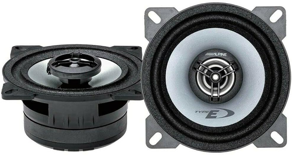 2 Alpine SXE-1025S SXE 1025S 2 Wege koaxial Lautsprecher 10 cm 100 mm 4" 25 watt rms und 180 watt ma