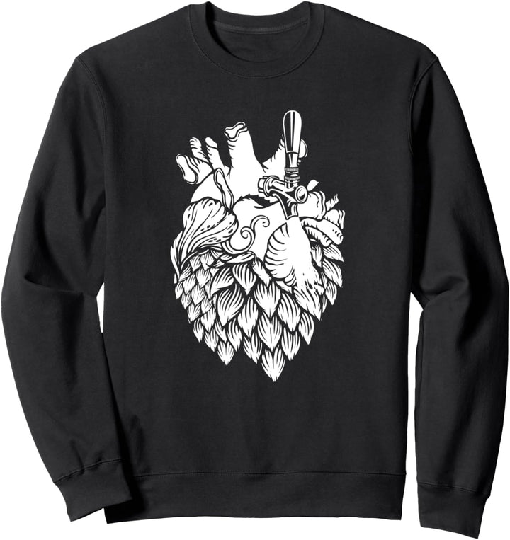 Craft Beer Herz Hobbybrauen Brauen - Brauer Bier Hobbybrauer Sweatshirt