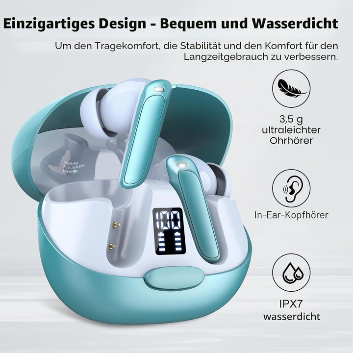 AI Kopfhörer Übersetzer, 3-in-1 Sprachübersetzer Kopfhörer 164 Sprachen mit App, 7 Übersetzungsmodi