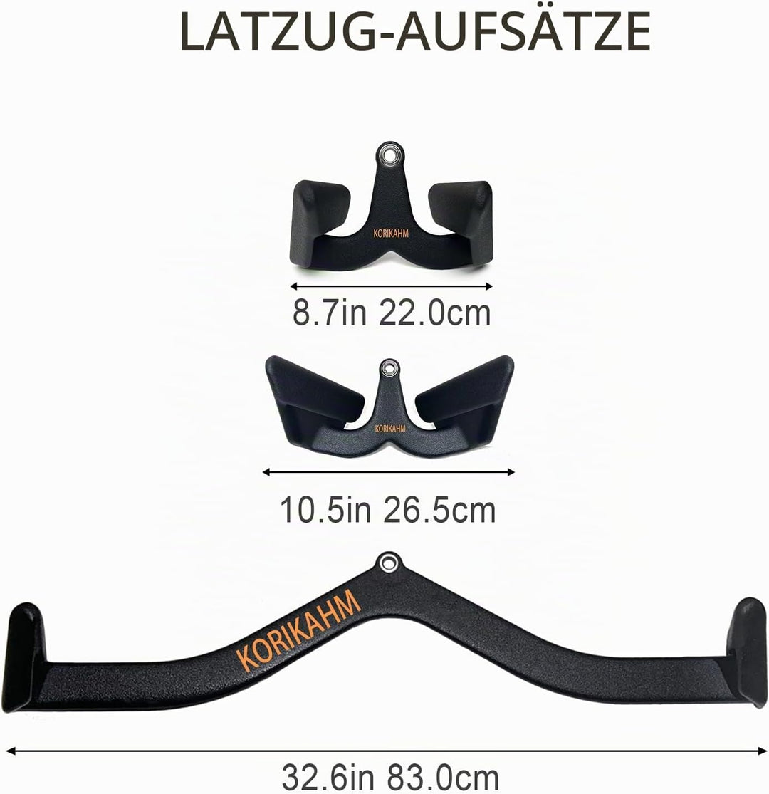 Ergonomic Design Lat Pull down Bar Grip Handle, Lat Pulldown Attachments, Strength Trainer for Athle