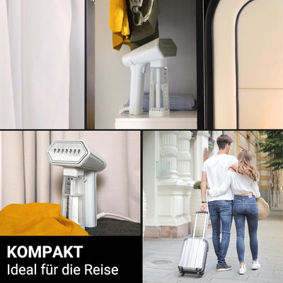 STEAMONE SN20GW Reise-Dampfglätter S-Nomad, weiss, Metall, Litrage : 140ml, Litrage : 140ml