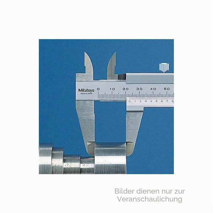 Mitutoyo MIT531-128 Messschieber mit Daumengriff, hohe Genauigkeit, Messbereich 0-150 mm