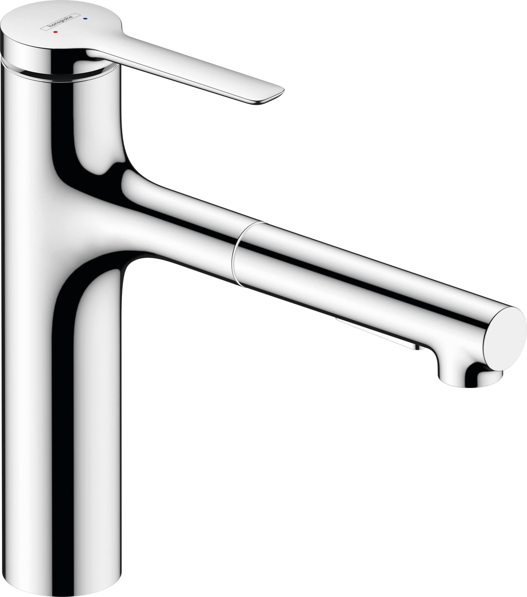 hansgrohe Zesis M33 - Küchenarmatur mit Metall Brause ausziehbar, mit Schlauchbox (sBox), 2 Strahlar