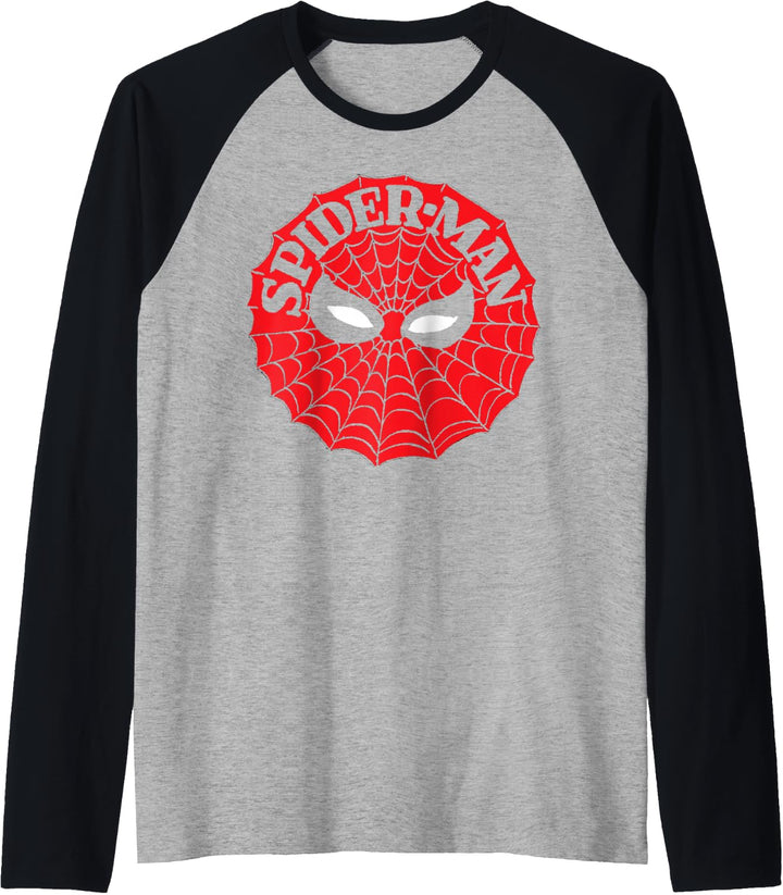 Marvel Spider-Man Mask Web Fill Raglan