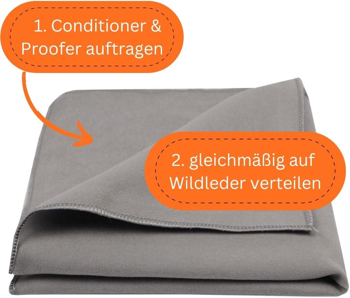 RENNER XXL MEINDL Wildleder-Pflegeset – Meindl Conditioner & Proofer Imprägnierung + Schmutzbürste +