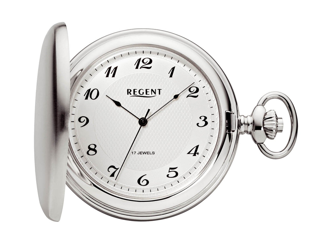 Regent - Taschenuhr - Mechanisch - Silber - Arabisch - P22