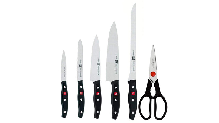 Zwilling Twin Pollux Messerset, Aluminium, Silber, 40 cm, 5, compact