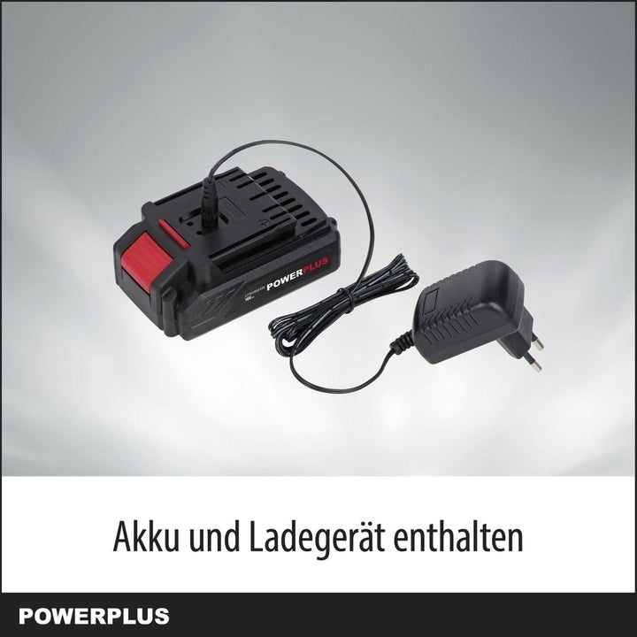 Powerplus Akkuschrauber & Akkubohrer POWC1061 - Akku Schraubendreher 16V, Inkl. 1 x 1,3Ah Akku und L