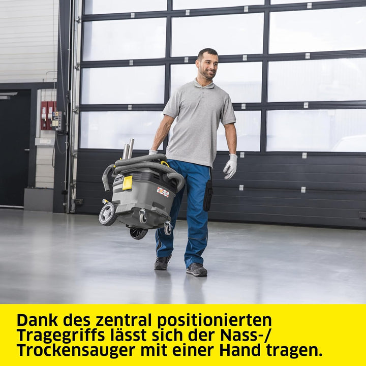 Kärcher Nass-/Trockensauger NT 30/1 Tact L, Leistung: max. 1380 W, Kunststoffbehälter: 30 l, Saugsch