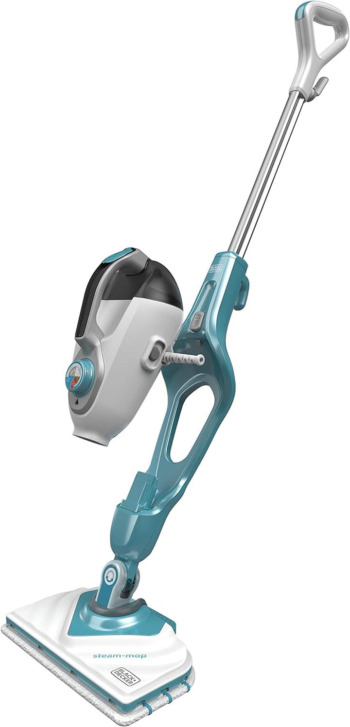 BLACK+DECKER BHSM168DSM-QS 2-in-1 Dampfmopp 1600 W mit Deltakopf und SteaMitt
