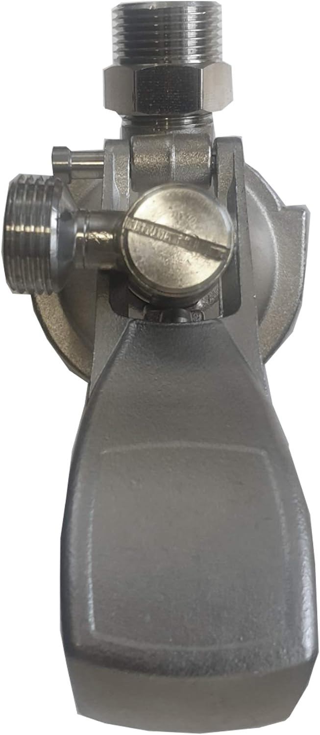 Gastrobedarf Westerbarkey Flach Zapfkopf TYP A Ausgang seitlich mit geringer Aufbauhöhe