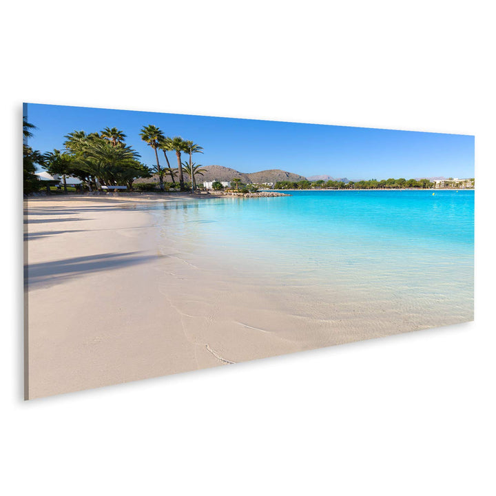 islandburner Bild auf Leinwand Platja De Alcudia Strand Mallorca Balearische Inseln Spanien Bilder W
