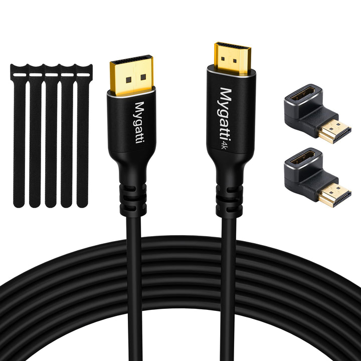 12 Meter DisplayPort auf HDMI Kable(4K UHD),24AWG reinen Kupferdrähten,4K/60HZ,DP auf HDMI Unidirekt