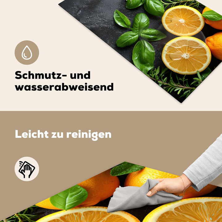 Herdabdeckplatte Einteilig Induktionsmatte Küche Abdeckung Ceranfeld Herd Abdeckplatte Deko Vinyl Ma
