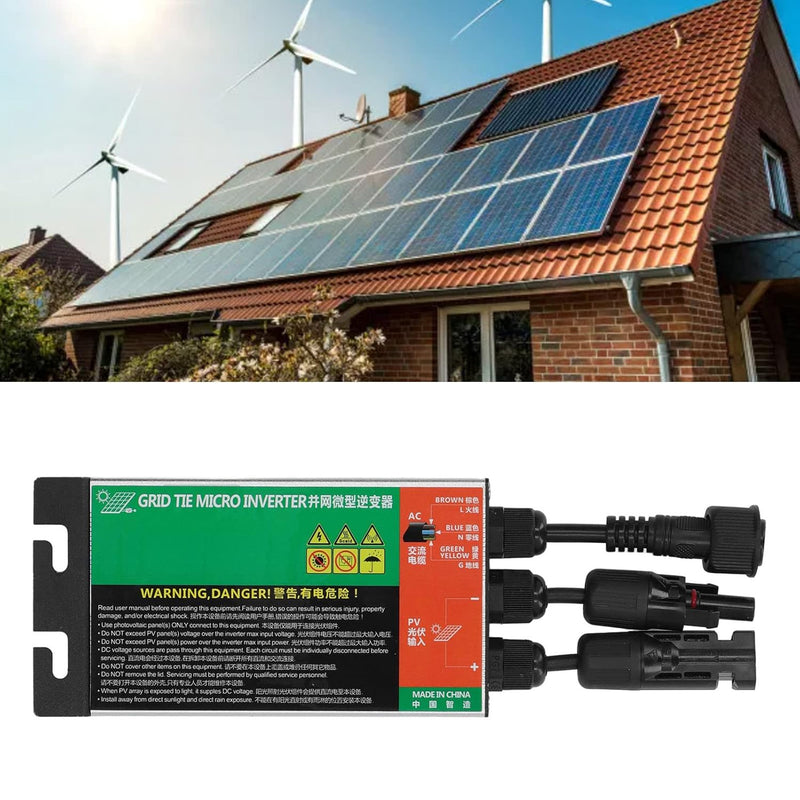 Grid Tie Micro Inverter, Solar Micro Inverter MPPT Pure Sinus Wave Compact Solar Alternative Energy