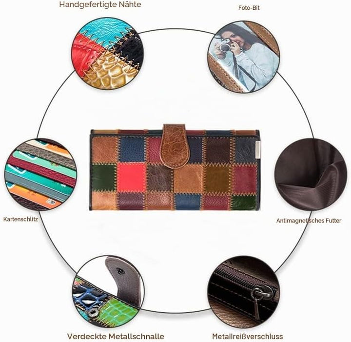 Eysee Brieftaschen, Leder-Kupplungen, Geldbörsen, Damen-Handy-Paket (Mode 4-C), Mode 4-c