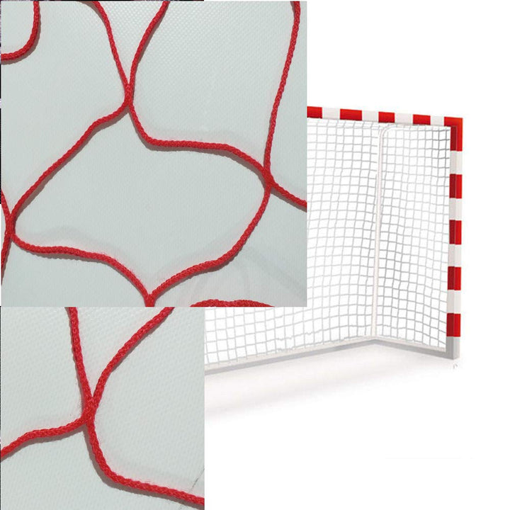 Sedion 1 Paar Handball-Netze und Futsal-Tore in Blau, Grün, Rot oder Schwarz, 3 x 2 m aus Polypropyl