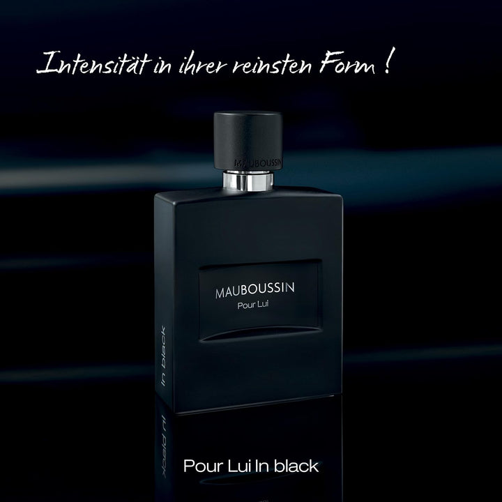 Mauboussin - Pour Lui In Black - 100ml - Holziger & Orientalischer Duft 100 ml (1er Pack), 100 ml (1